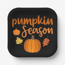Pumpkin Season Herfst Papieren Bordje
