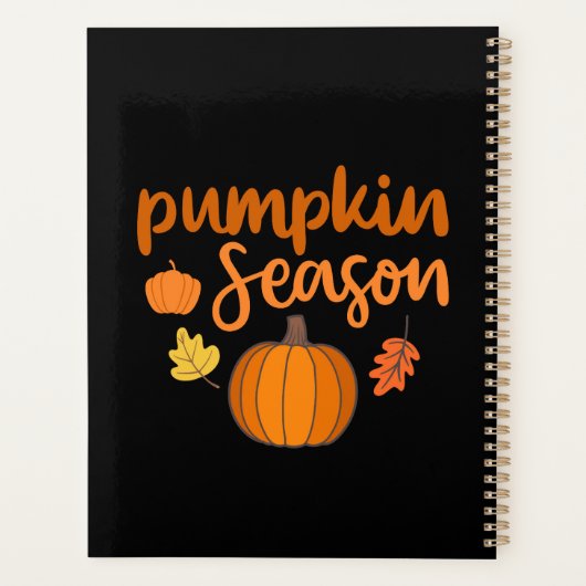 Pumpkin Season Herfst Planner (Achterkant)
