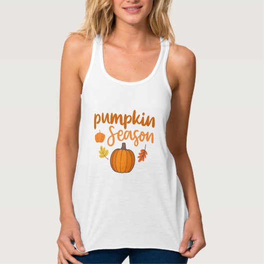 Pumpkin Season Herfst Tanktop (Voorkant)