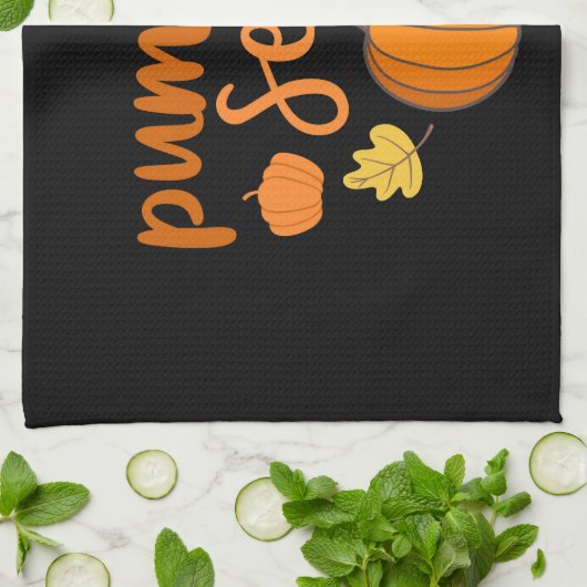 Pumpkin Season Herfst Theedoek (Gevouwen)