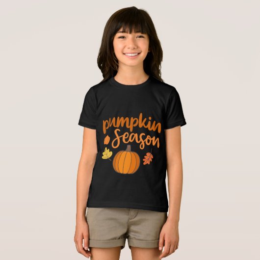 Pumpkin Season Herfst Tri-Blend Shirt (Voorkant volledig)