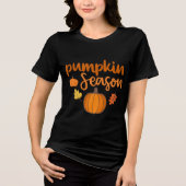 Pumpkin Season Herfst Tri-Blend Shirt (Voorkant)