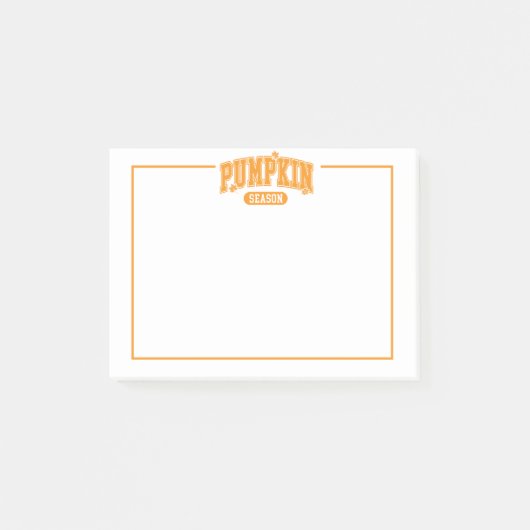 Pumpkin Season Post Aantekeningen Post-it® Notes (Voorkant)