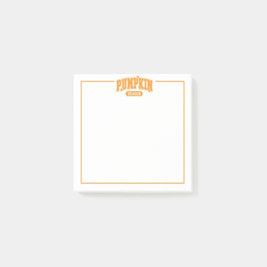 Pumpkin Season Post Aantekeningen Post-it® Notes (Voorkant)