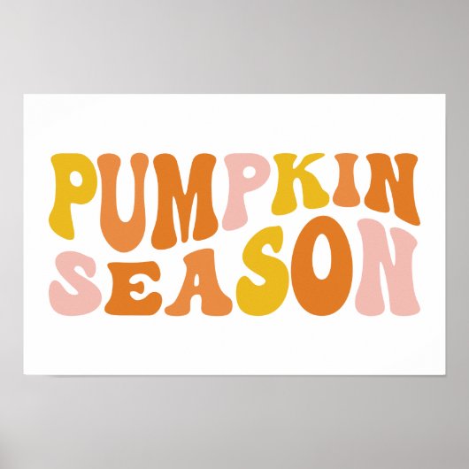 Pumpkin Season Poster (Voorkant)