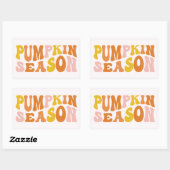Pumpkin Season Rechthoekige Sticker (Vel)