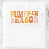 Pumpkin Season Rechthoekige Sticker (Tas)