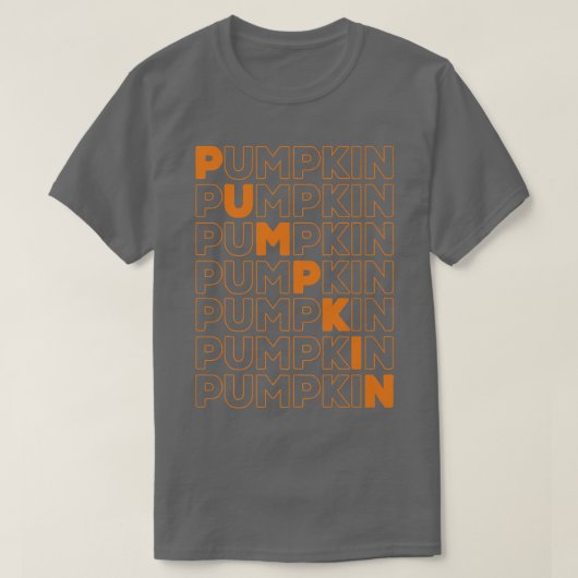 Pumpkin Season Retro Herfst herfst T-shirt (Design voorkant)