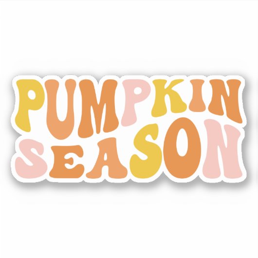 Pumpkin Season Sticker (Voorkant)