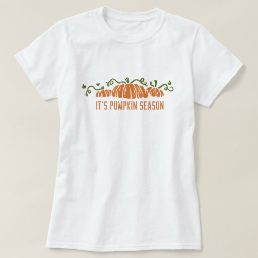Pumpkin Season T-shirt (Design voorkant)