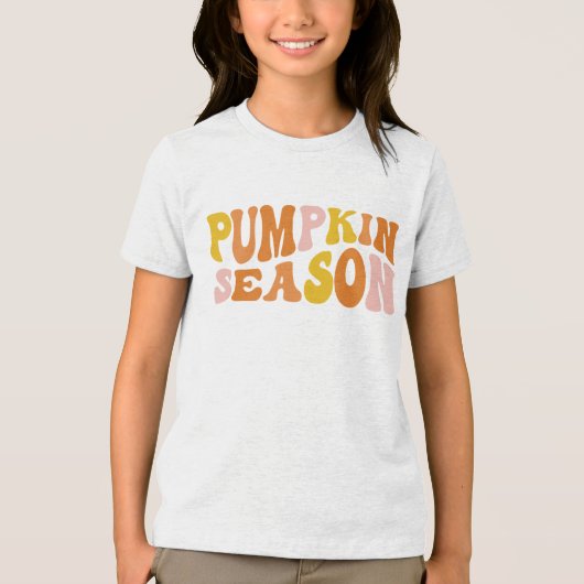 Pumpkin Season Tri-Blend Shirt (Voorkant)
