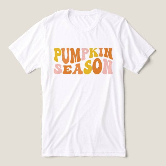 Pumpkin Season Tri-Blend Shirt (Design voorkant)