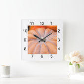 Pumpkin Season Vierkante Klok (Huis)