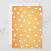 Pumpkin Second Birthday Invitation Autumn Herfst Kaart (Achterkant)