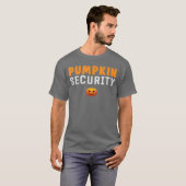 Pumpkin Security Kids Halloween Idea For Trick Or  T-shirt (Voorkant volledig)