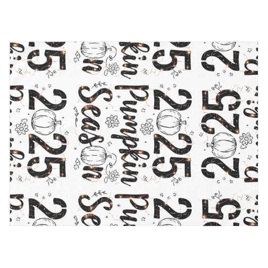 Pumpkin seizoen 2025 – Thanksgiving 2025 Tafelkleed (Voorkant (Horizontaal))