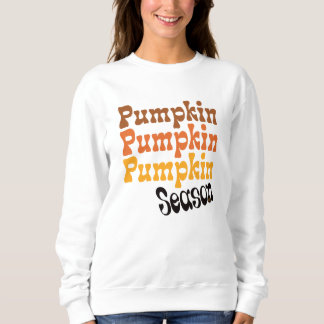 Pumpkin-seizoen, Retro, Krewnek, T-shirt, Herfst T Trui