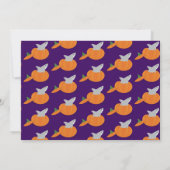 Pumpkin Shark Six Month Baby Half Birthday Kaart (Achterkant)