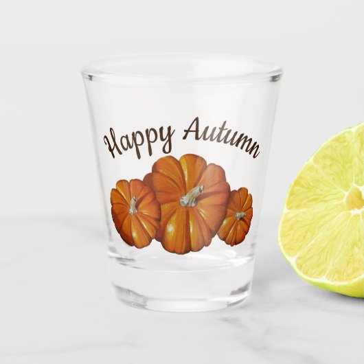 Pumpkin Shot Glass Glas (Voorkant)