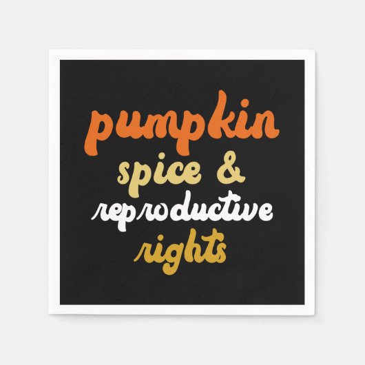 Pumpkin Sice Reproductive Rights Pro Choice Servet (Voorkant)