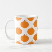 Pumpkin Silhouette Pattern Koffiemok (Links)