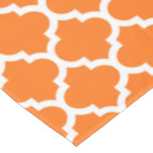 Pumpkin Sinaasappel Whockey Moroccan Quatrefoil Pa Tafelkleed (Gekanteld)