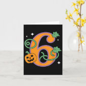 Pumpkin Six Seven 67 Matching 6 Halloween Couple  Kaart (Gele Bloem)