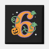Pumpkin Six Seven 67 Matching 6 Halloween Couple  Magneet (Voorkant)