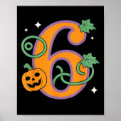 Pumpkin Six Seven 67 Matching 6 Halloween Couple Poster (Voorkant)