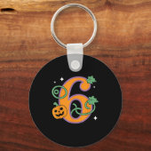 Pumpkin Six Seven 67 Matching 6 Halloween Couple  Sleutelhanger (Voorkant)