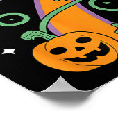 Pumpkin Six Seven 67 Matching 7 Halloween Couple  Poster (Hoek)