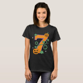 Pumpkin Six Seven 67 Matching 7 Halloween Couple  T-shirt (Voorkant volledig)