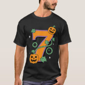 Pumpkin Six Seven 67 Matching 7 Halloween Couple  T-shirt (Voorkant)