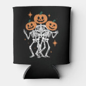 Pumpkin Skeleton Halloween Pumpkin Spooky Season Blikjeskoeler (Voorkant)
