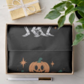 Pumpkin Skeleton Halloween Pumpkin Spooky Season Tissuepapier (Geschenk)