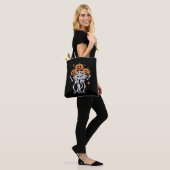 Pumpkin Skeleton Halloween Pumpkin Spooky Season Tote Bag (Op model)