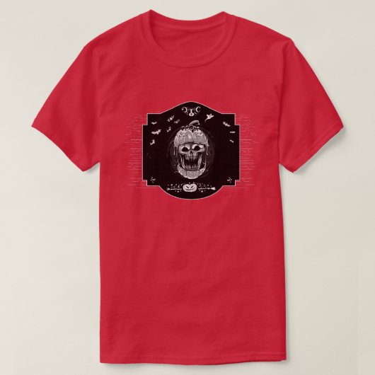 Pumpkin Skeleton T-shirt (Design voorkant)