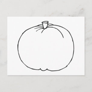 Pumpkin Sketch Briefkaart