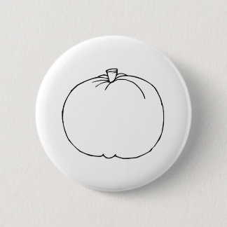 Pumpkin Sketch Ronde Button 5,7 Cm