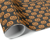 Pumpkin Skull  Cadeaupapier (Rol Hoek)