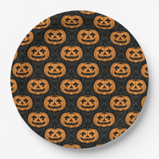 Pumpkin Skull  Papieren Bordje