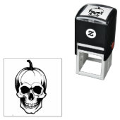 Pumpkin Skull Zelfinktende Stempel (In situ)