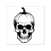 Pumpkin Skull Zelfinktende Stempel (Design)