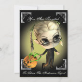 Pumpkin Slayer Halloween Party Invitation Kaart (Voorkant)
