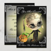 Pumpkin Slayer Halloween Party Invitation Kaart (Voorkant / Achterkant)