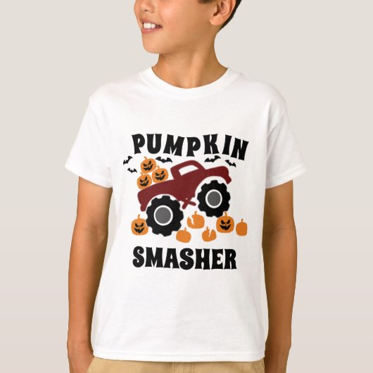 Pumpkin Smasher Halloween T-shirt (Voorkant)