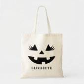 Pumpkin Smile, Halloween Gift Tote Bag (Voorkant)