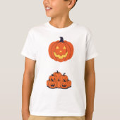 Pumpkin smiling spooky t-shirt (Voorkant)