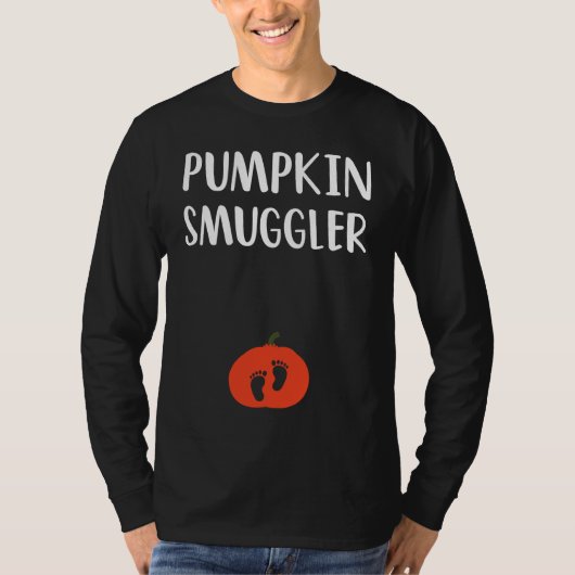 Pumpkin Smuggler  Expecting Parents Pregnancy Reve T-shirt (Voorkant)