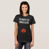 Pumpkin Smuggler  Expecting Parents Pregnancy Reve T-shirt (Voorkant volledig)